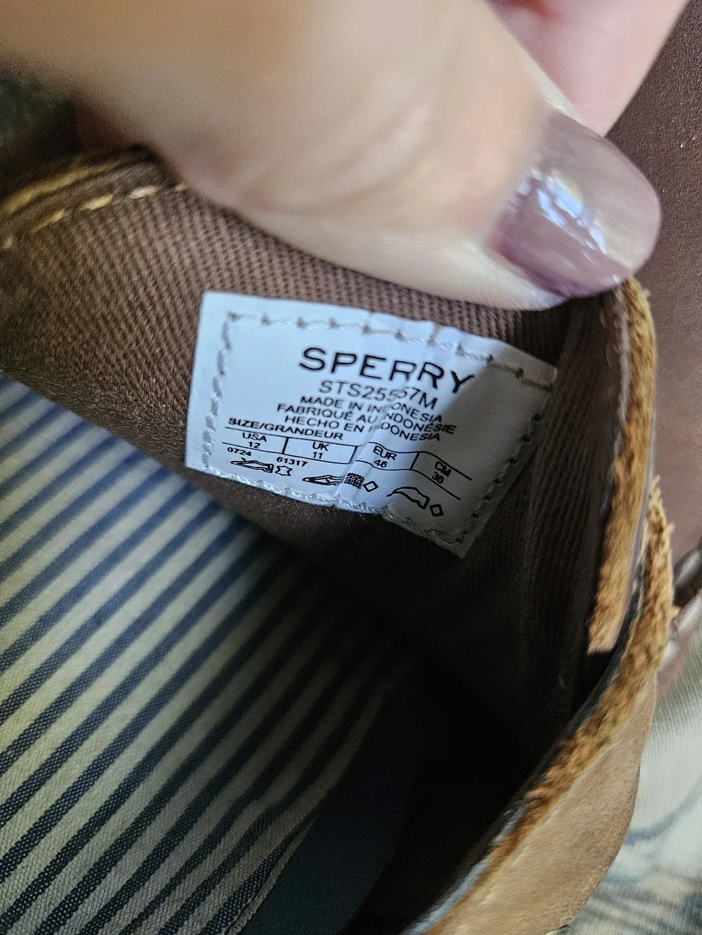 Sperry Men's Brown Leather Boat Shoes